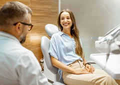 closeup of person brushing teeth