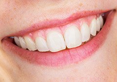 Close up of person smiling