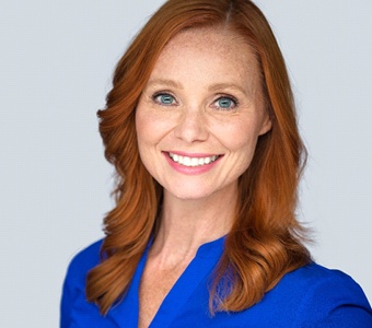 smiling middle-aged woman