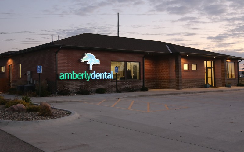 Exterior of Amberly Dental office building