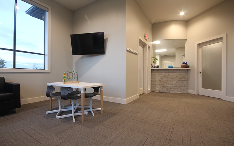 Children's area in waiting room