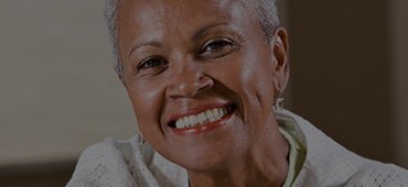 Close up of older woman smiling