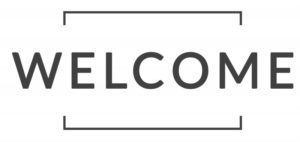 welcome sign for dental website