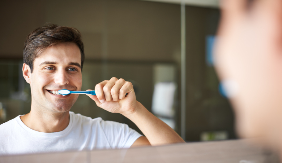 Maintaining good dental health requires that you practice good technique while brushing teeth..